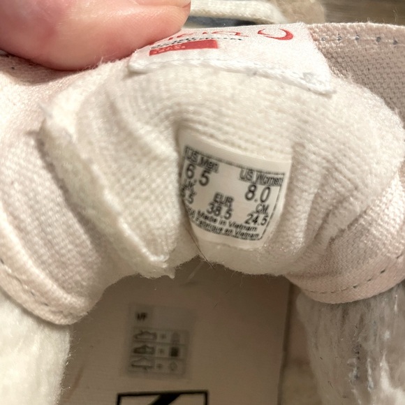 VANS Sk8 Hi Tapered Pig Suede/Sherpa Multi Color Shoes Platform Women's Size 8 - Picture 10 of 10